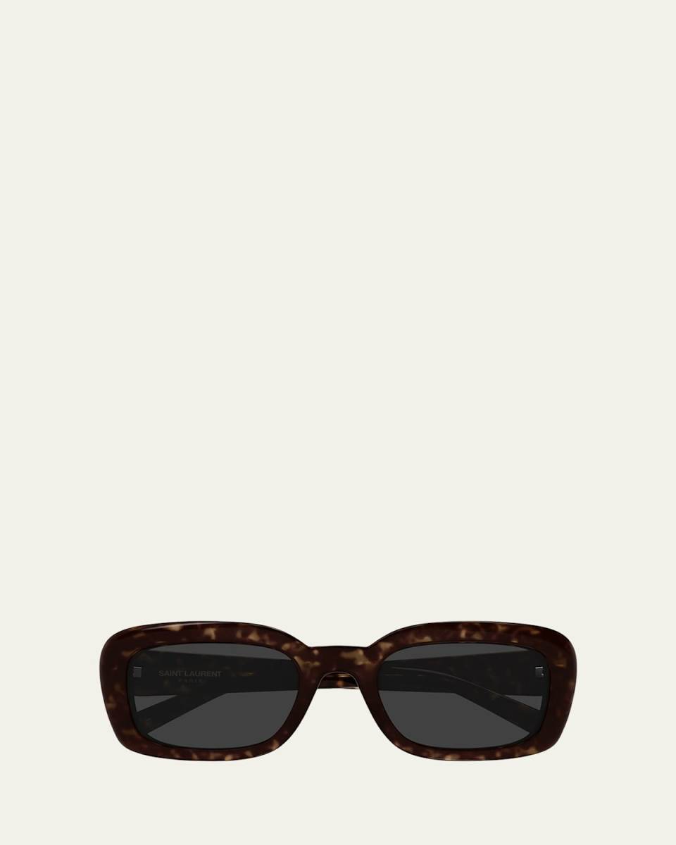 Recycled Acetate Rectangular Sunglasses